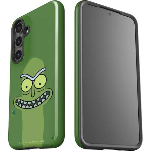 Adult Swim Rick and Morty Pickle Rick Galaxy S24 Plus Impact Case